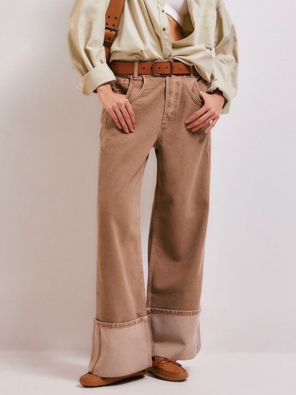 Free People Final Countdown Cuffed Boyfriend Jeans